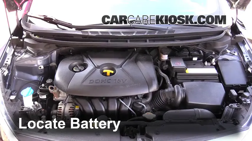 2014 Kia Forte LX 1.8L 4 Cyl. Battery Replace